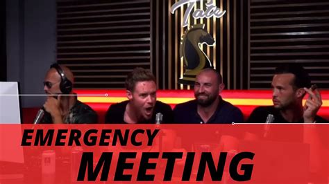 rumble tate|rumble tate emergency meeting.